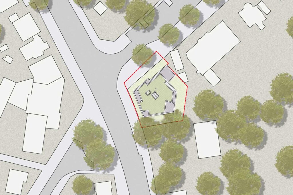 KFW-40 Mehrfamilienhaus in Hamburg-Langenhorn Lageplan