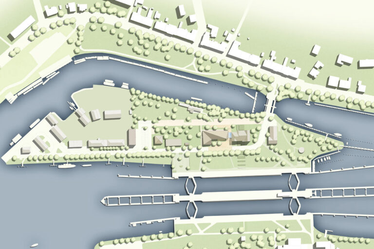 Wasser- und Schifffahrtsamt Kiel-Holtenau – Lageplan