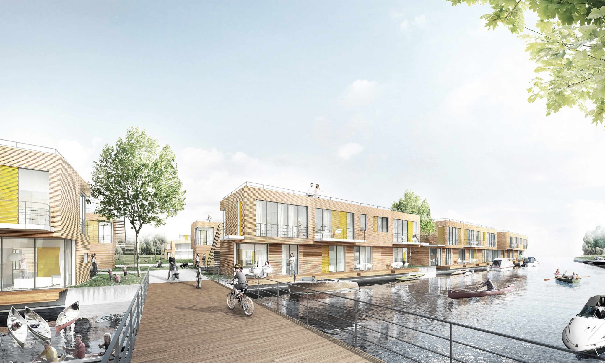 Ferienhausquartier Liebenwalde, Entwurf
