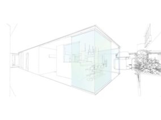Neubau Bürogebäude mit repräsentativer Banknutzung, Visualisierung Glaskasten Visualisierung Glaskasten, Neubau Bürogebäude mit repräsentativer Banknutzung