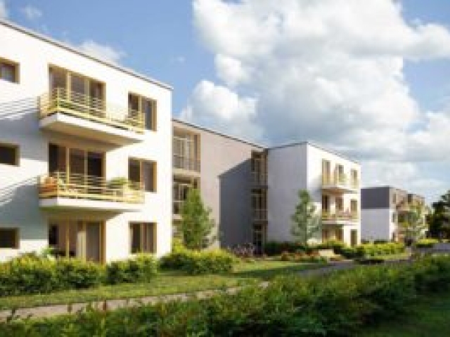 Neubau Wohnquartier mit 140 Wohnungen in Rehfelde, Fussweg Fussweg, Neubau Wohnquartier mit 140 Wohnungen in Rehfelde
