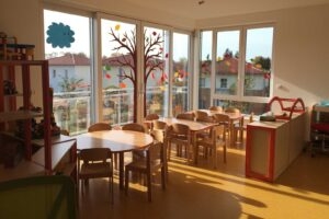 Gruppenraum, Neubau einer Kita in Bohnsdorf Gruppenraum, Neubau einer Kita in Bohnsdorf