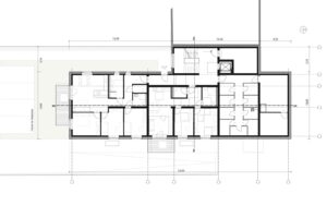 Grundriss EG: Mehrfamilienhaus mit 8 Wohnungen in Bordesholm Mehrfamilienhaus mit 8 Wohnungen in Bordesholm, Grundriss EG