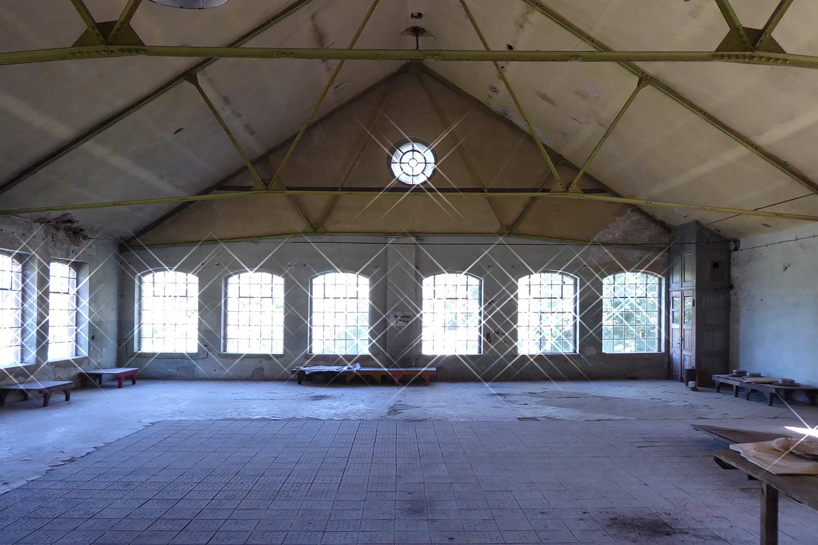 Ehemaliger Packsaal, Papierfabrik Hohenofen, Sanierungskonzept Denkmal