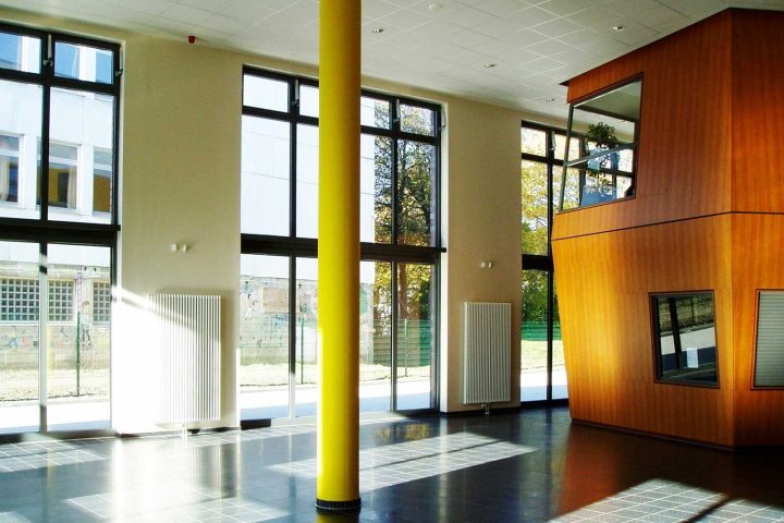 Schulneubau als PPP Projekt, Foyer Foyer, Schulneubau als PPP Projekt