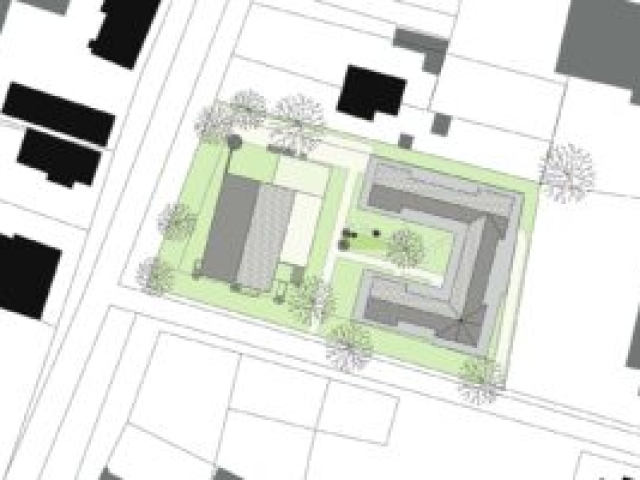 Neubau Mehrfamilienhaus 49 Wohnungen Lageplan Lageplan, Neubau Mehrfamilienhaus mit 49 Wohnungen