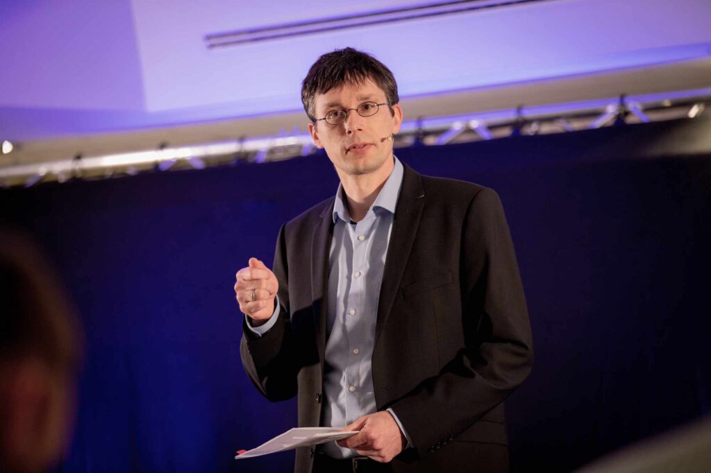 Stefan Scholz in Vorlesung